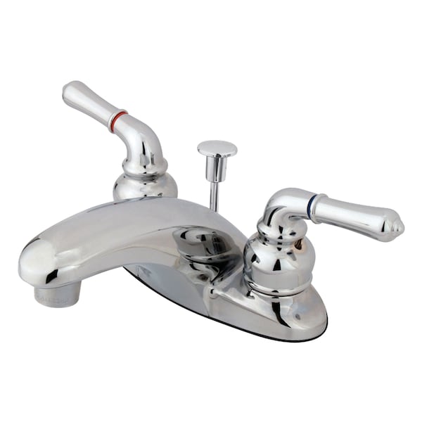 4" Centerset Bathroom Faucet, Polished Chrome